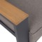 Meble ogrodowe aluminiowe Rimini Dark Grey / Beige Melange