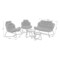Meble ogrodowe technorattanowe Palermo Round Beige / Light Grey