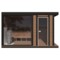 Sauna fińska zewnętrzna TerModula z mini szatnią 373 x 210 cm