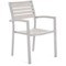 Krzesło aluminiowe Lorenzo Silver / Grey