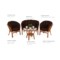 Meble ogrodowe rattanowe Bahama Orange / Brown 3+1