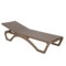 Zestaw leżaków ogrodowych Monako Taupe / Taupe ze stolikiem 