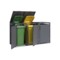 Zabudowa kosza śmietnikowego TOP BOX Basic 3 x 120 l