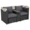Sofa ogrodowa z baldachimem Michigan Grey / Grey Melange powystawowa