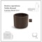 Donica ogrodowa Prosperplast Tubla Round Corten Steel 71 l 