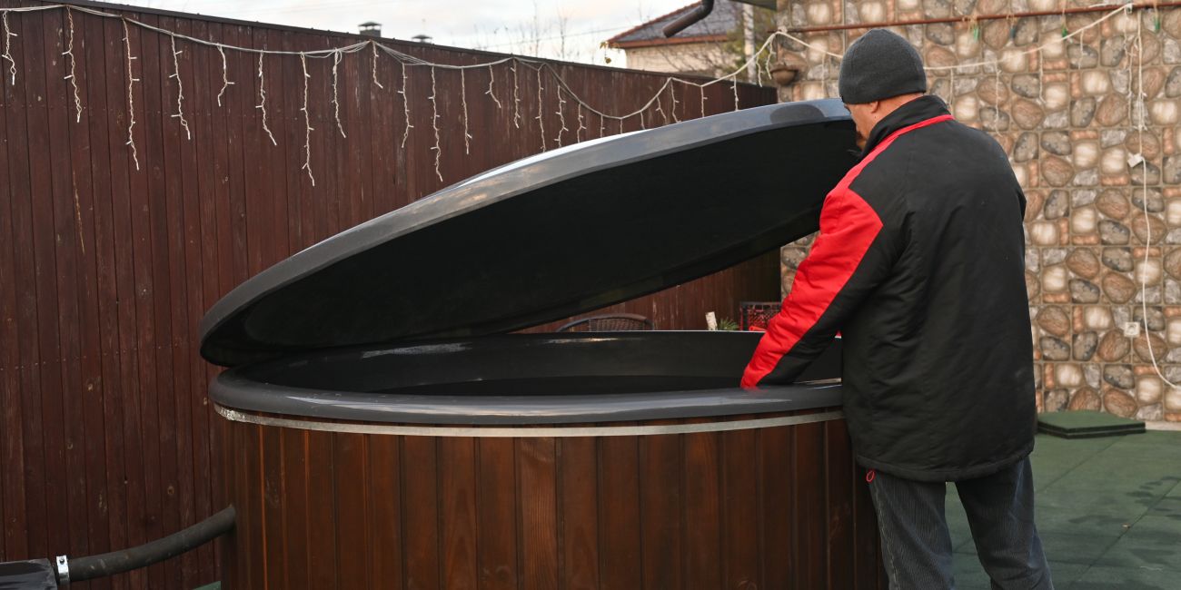 jacuzzi zimą